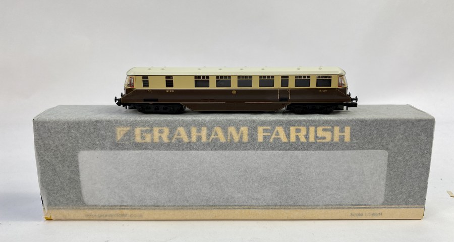 Graham Farish, Écartement N, 1/148me, Locomotive N°20 GWR couleur chocolat (blanc/au lait), Réf 371-629, NB