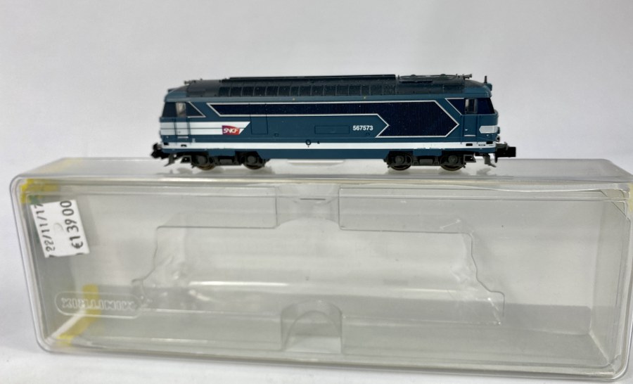 MiniTrix, Écartement N, Germany – Locomotive diesel BB SNCF 67400 – 567573, Réf 16701, NB