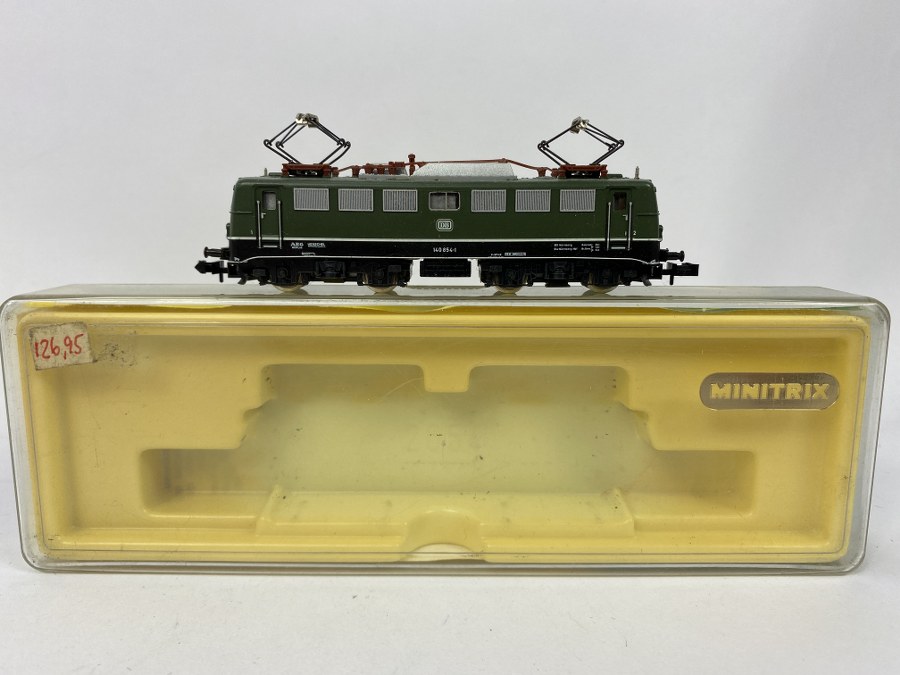 MiniTrix, Écartement N, Germany – Locomotive électrique BR 140 854-1, DB Verte, Réf 51 2070 00, NB