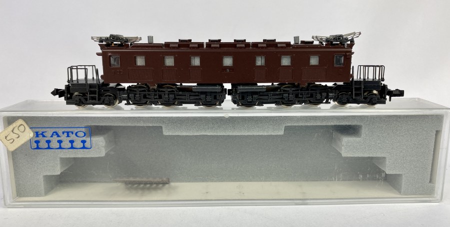 KATO – Écartement N – Locomotive électrique EF57 version ancienne, Marron, Réf 3003, NB