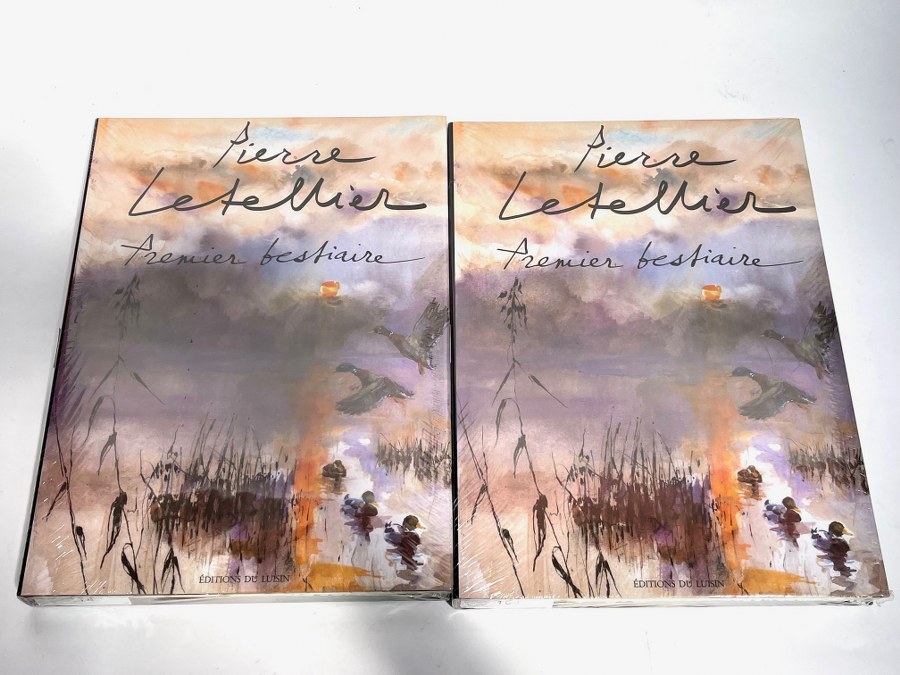 Pierre LETELLIER (1928-2000). 2 Volumes, premier bestiaire de Pierre Letellier.